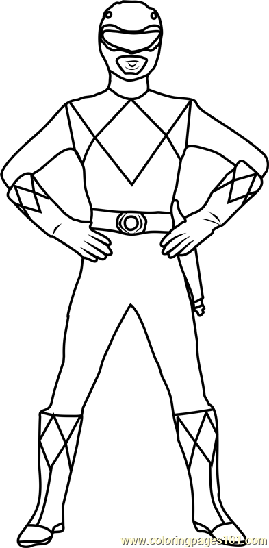 Green Power Ranger Coloring Page at GetColorings.com | Free printable