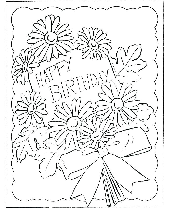 Greeting Card Coloring Pages at Free printable