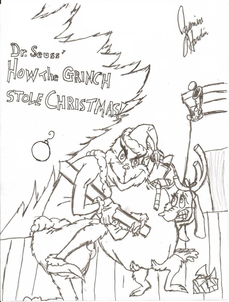 Grinch Christmas Coloring Pages At GetColorings Free Printable 