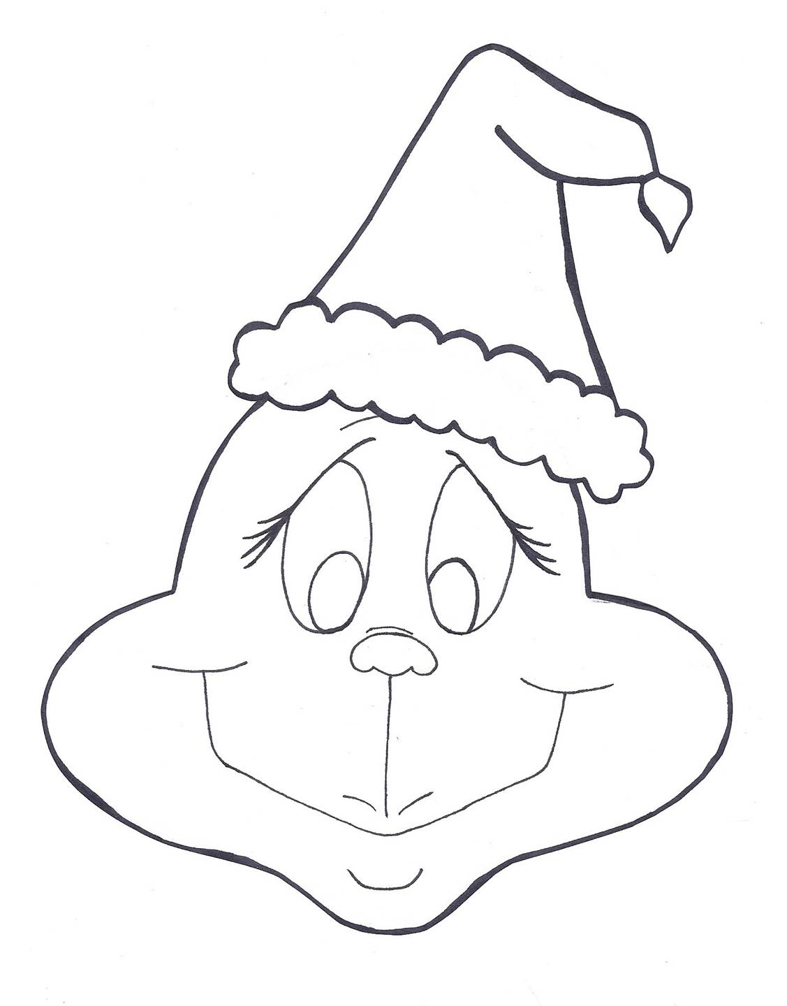 Grinch Face Coloring Pages at GetColorings com Free printable