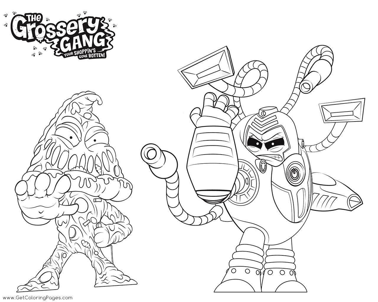 Grossery Gang Coloring Pages At GetColorings Free Printable 
