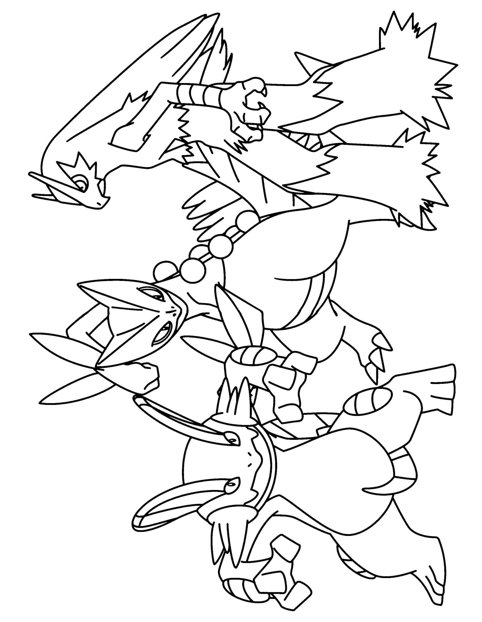 Grovyle Coloring Pages at Free printable colorings