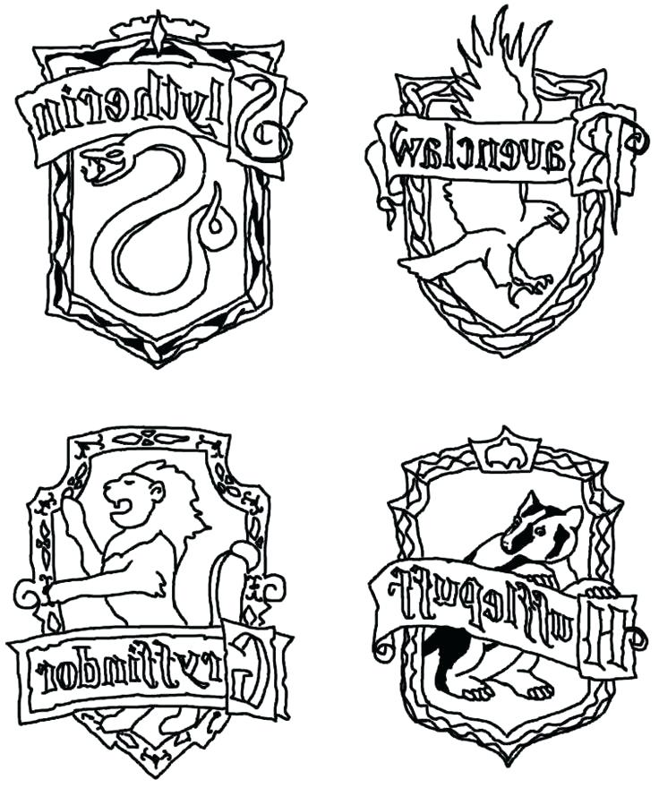 gryffindor coloring page