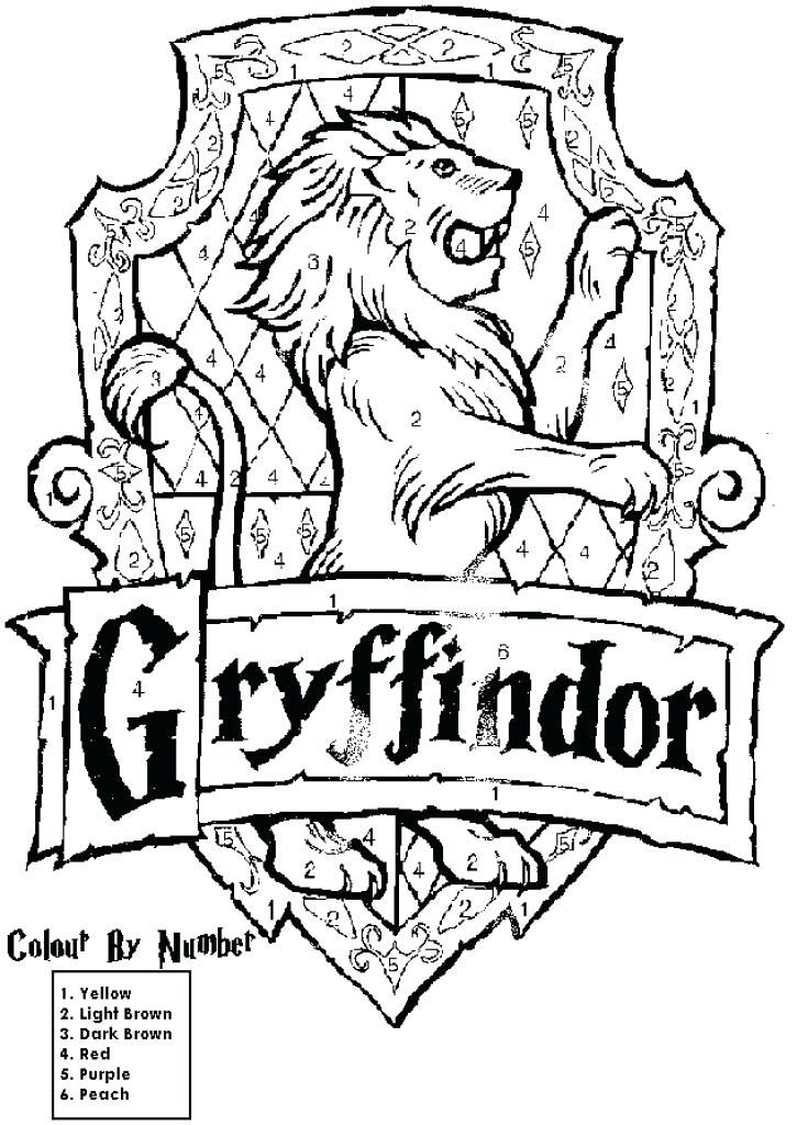Gryffindor Coloring Page at GetColorings.com | Free printable colorings