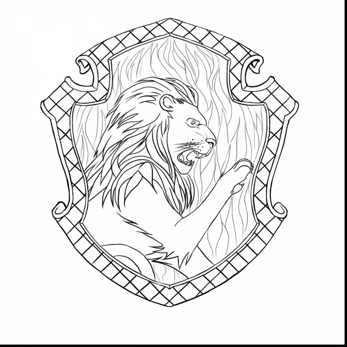 Gryffindor Coloring Page at GetColorings.com | Free printable colorings