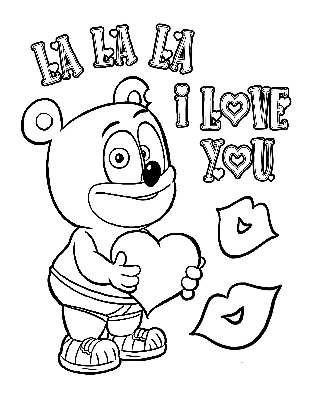 Gummy Bear Coloring Page At GetColorings Free Printable Colorings Pages To Print And Color