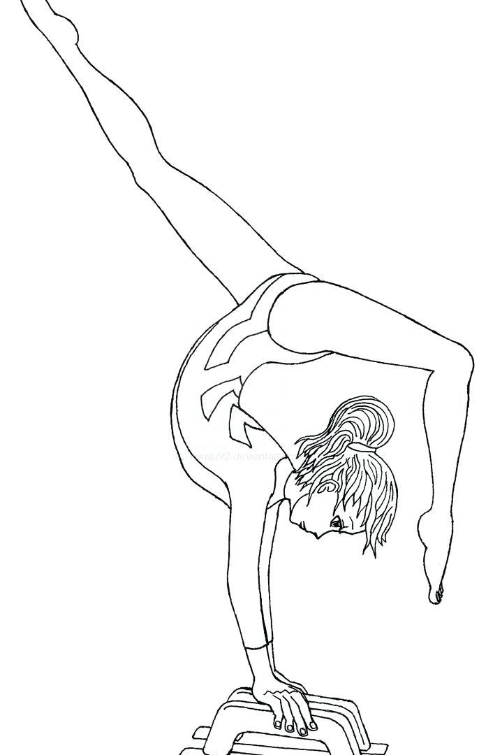 Gymnastics Coloring Pages at GetColorings.com | Free printable