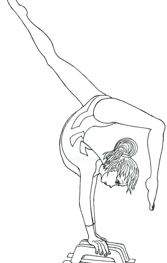 Gymnastics Coloring Pages At GetColorings Free Printable 