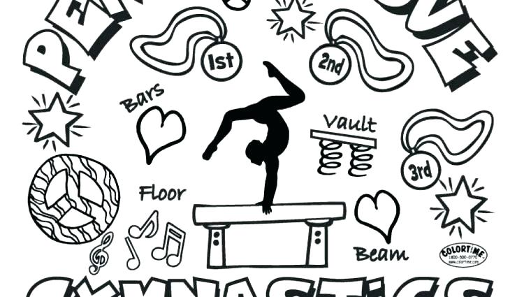 Gymnastics Coloring Pages at GetColorings.com | Free printable