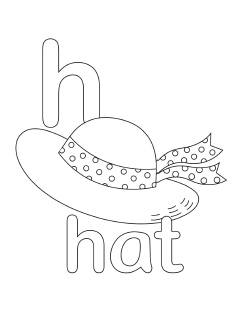 H Coloring Page at GetColorings.com | Free printable colorings pages to