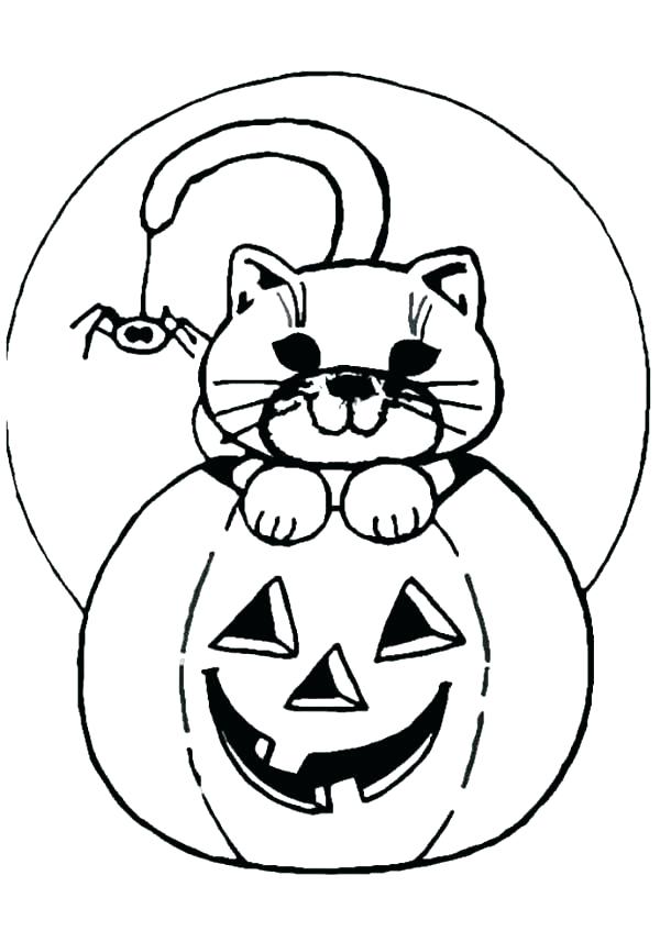 Halloween Black Cat Coloring Pages at GetColorings.com | Free printable