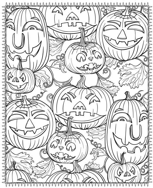 Free Printable Halloween Coloring Pages For Older Kids