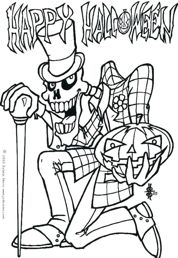 Halloween Coloring Pages For Teens at GetColorings.com | Free printable
