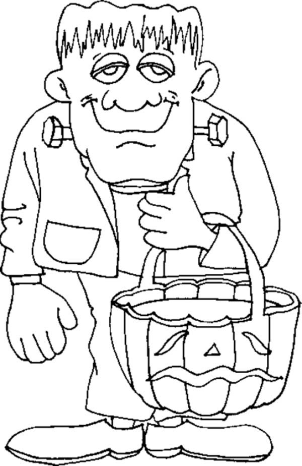 Halloween Frankenstein Coloring Pages At GetColorings.com | Free ...