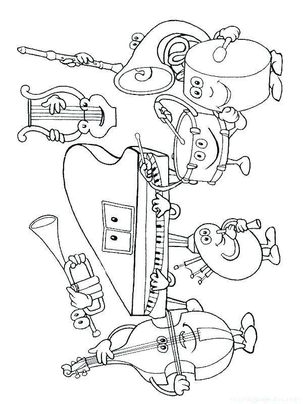 Halloween Music Coloring Pages At GetColorings.com | Free Printable ...