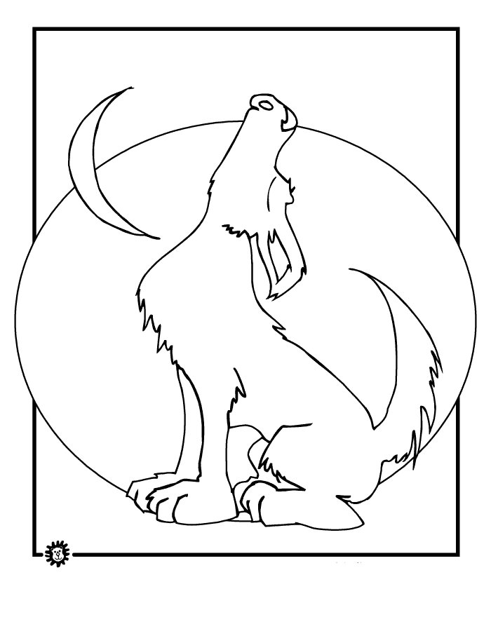 Halloween Wolf Coloring Pages at GetColorings.com | Free printable