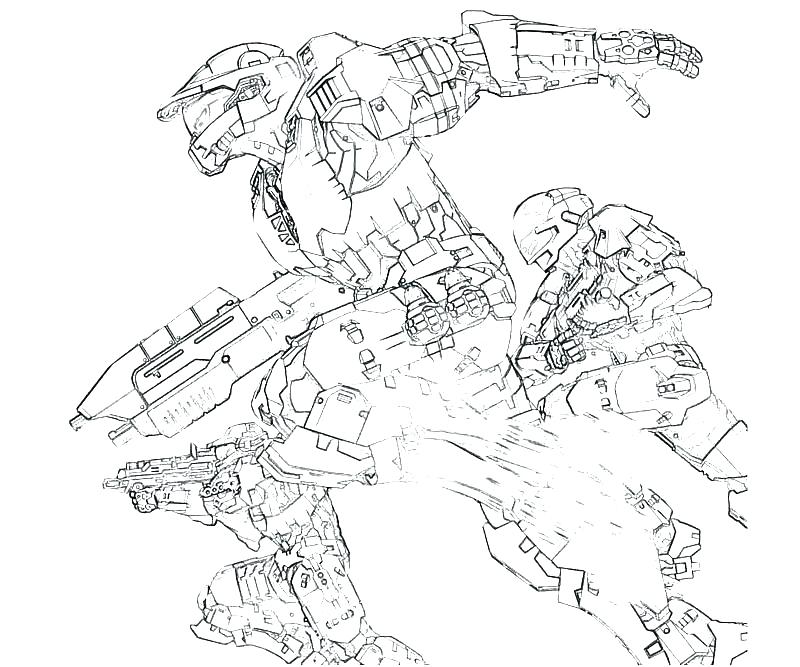 Halo 4 Master Chief Coloring Pages at GetColorings.com | Free printable