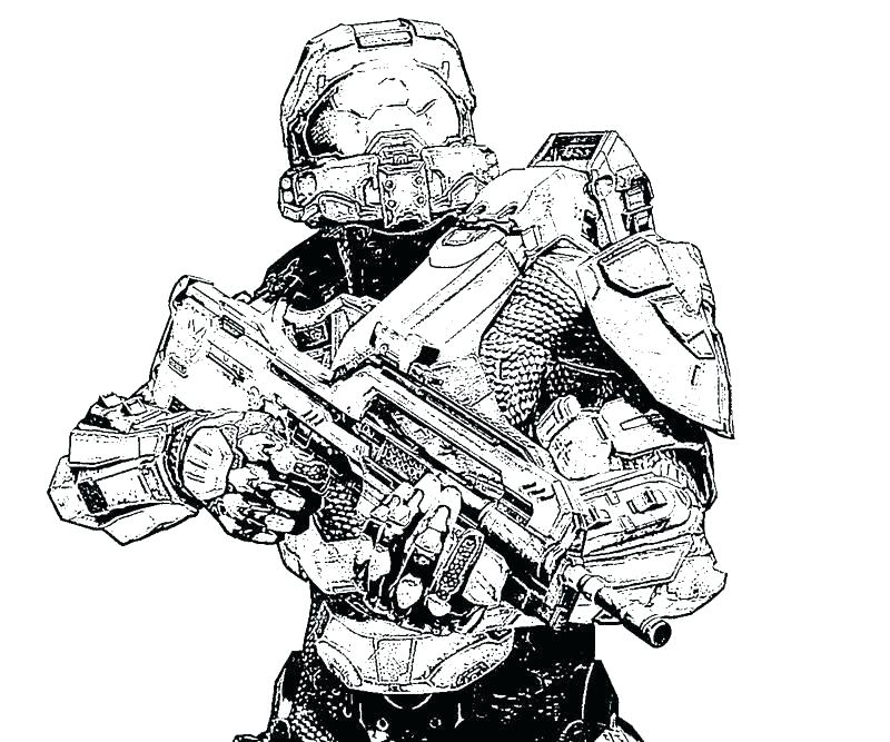 Halo 5 Coloring Pages at Free printable colorings
