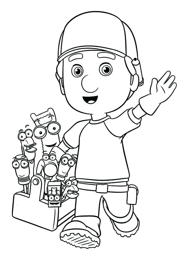 Handy Manny Tools Coloring Pages at GetColorings.com | Free printable