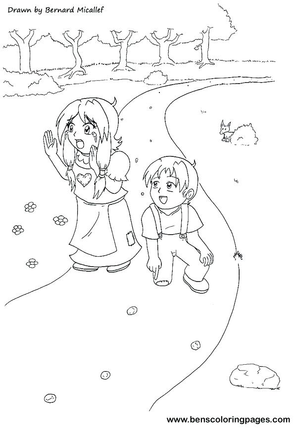 Hansel And Gretel Coloring Pages at GetColorings.com | Free printable