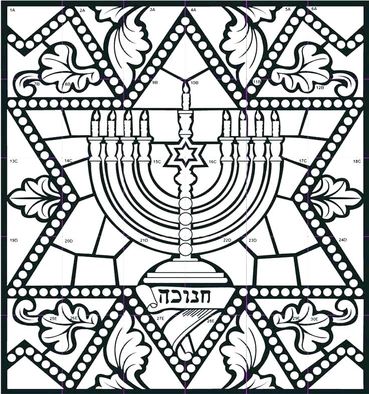 Hanukkah Coloring Pages Printable at Free printable