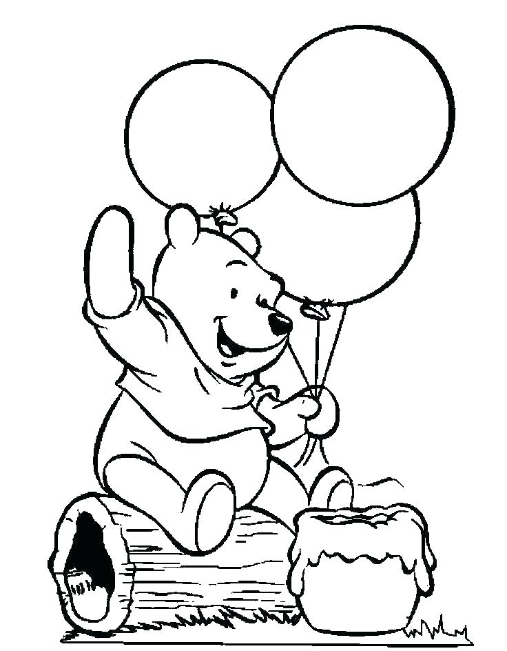 Happy Birthday Balloons Coloring Pages at GetColorings.com ...