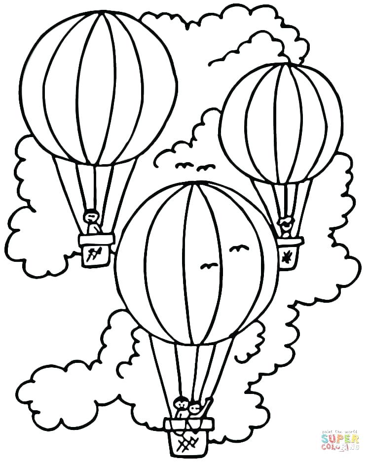 Happy Birthday Balloons Coloring Pages at GetColorings.com | Free
