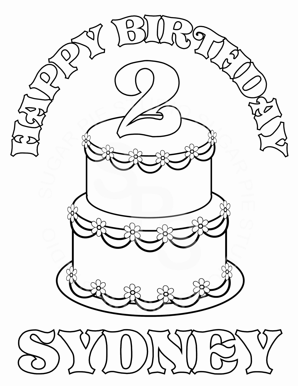 Happy Birthday Cupcake Coloring Pages at GetColorings.com ...