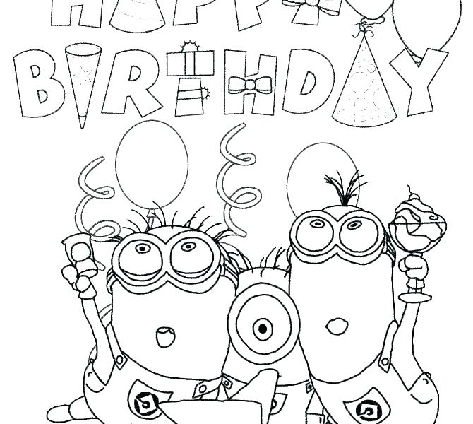 Happy Birthday Dad Printable Coloring Pages at