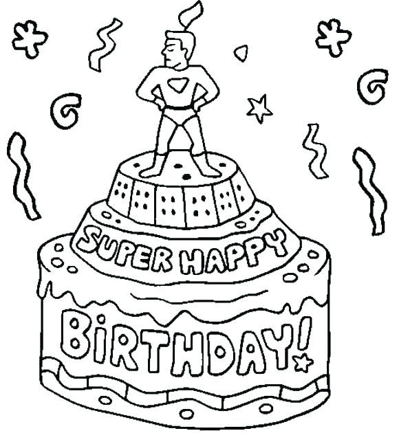 Happy Birthday Dad Printable Coloring Pages at GetColorings.com | Free