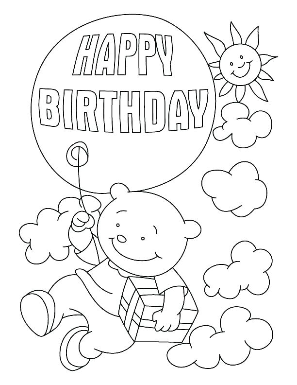 happy birthday grandma coloring pages