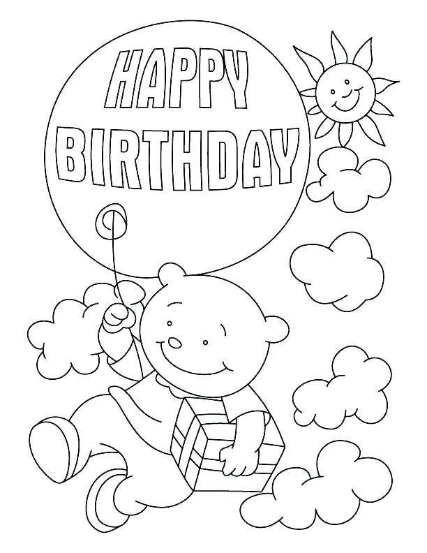 Happy Birthday Grandma Coloring Pages At GetColorings Free 