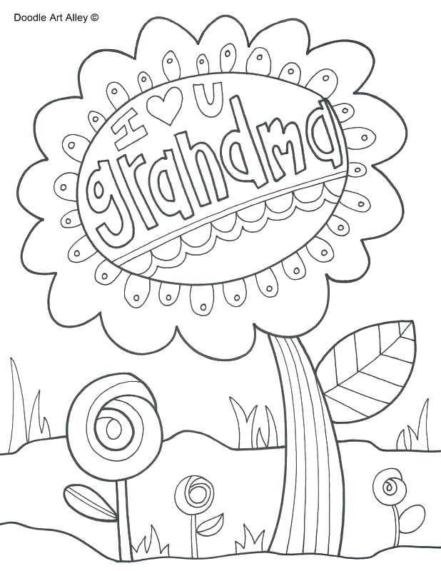 Happy Birthday Grandma Coloring Pages at GetColorings.com ...