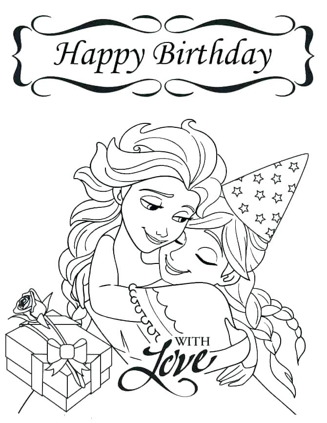 happy birthday grandma coloring pages