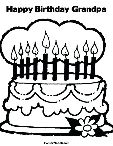Happy Birthday Grandpa Coloring Page At GetColorings Free 