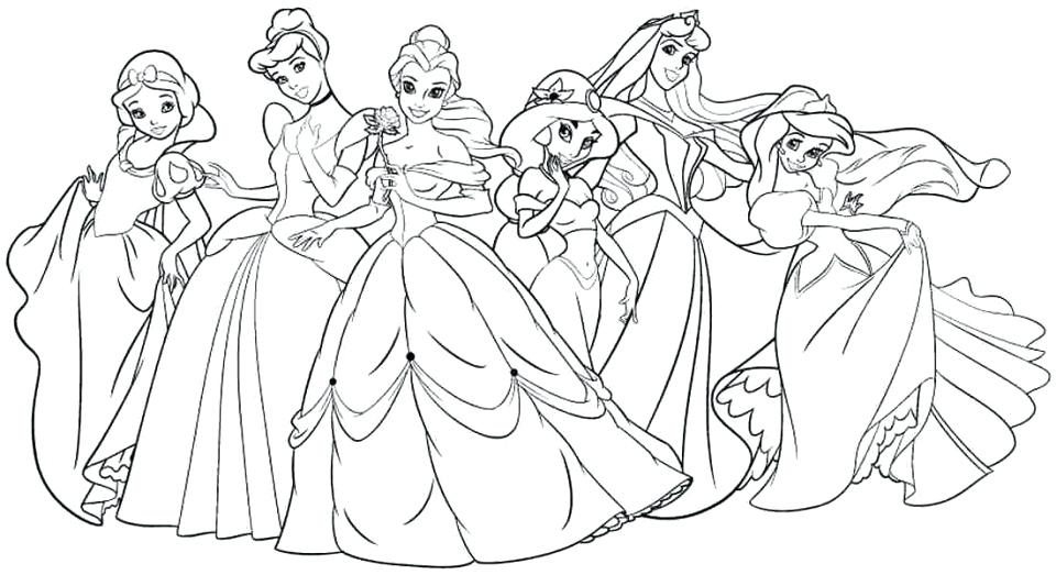 Happy Birthday Princess Coloring Pages at GetColorings.com ...