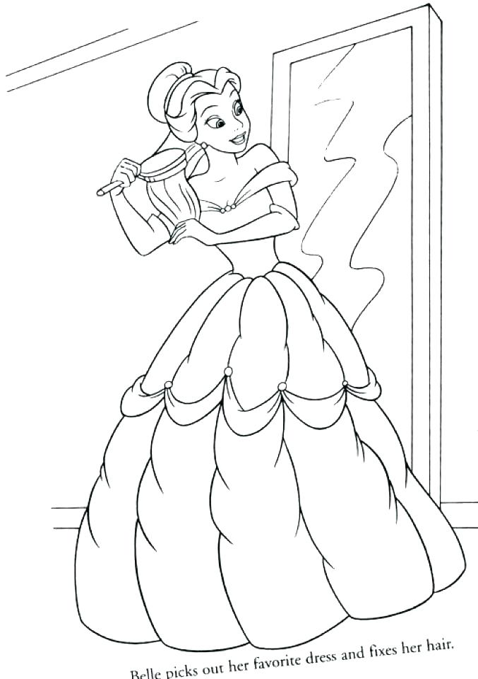 Happy Birthday Princess Coloring Pages at GetColorings.com | Free