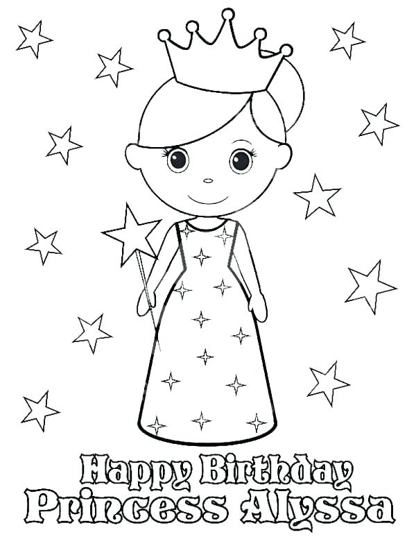Happy Birthday Princess Coloring Pages at GetColorings.com ...