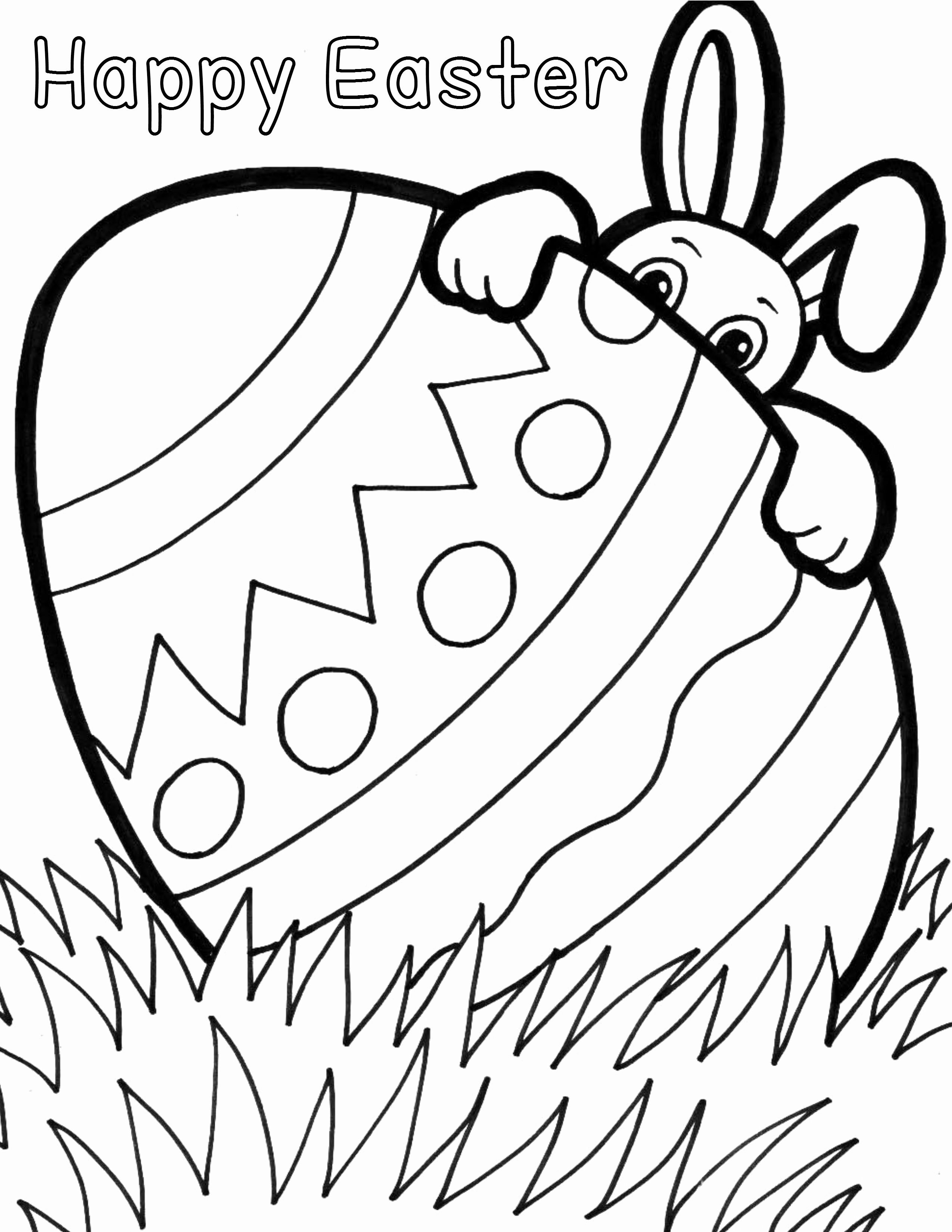 Happy Easter Coloring Pages at GetColorings com Free printable