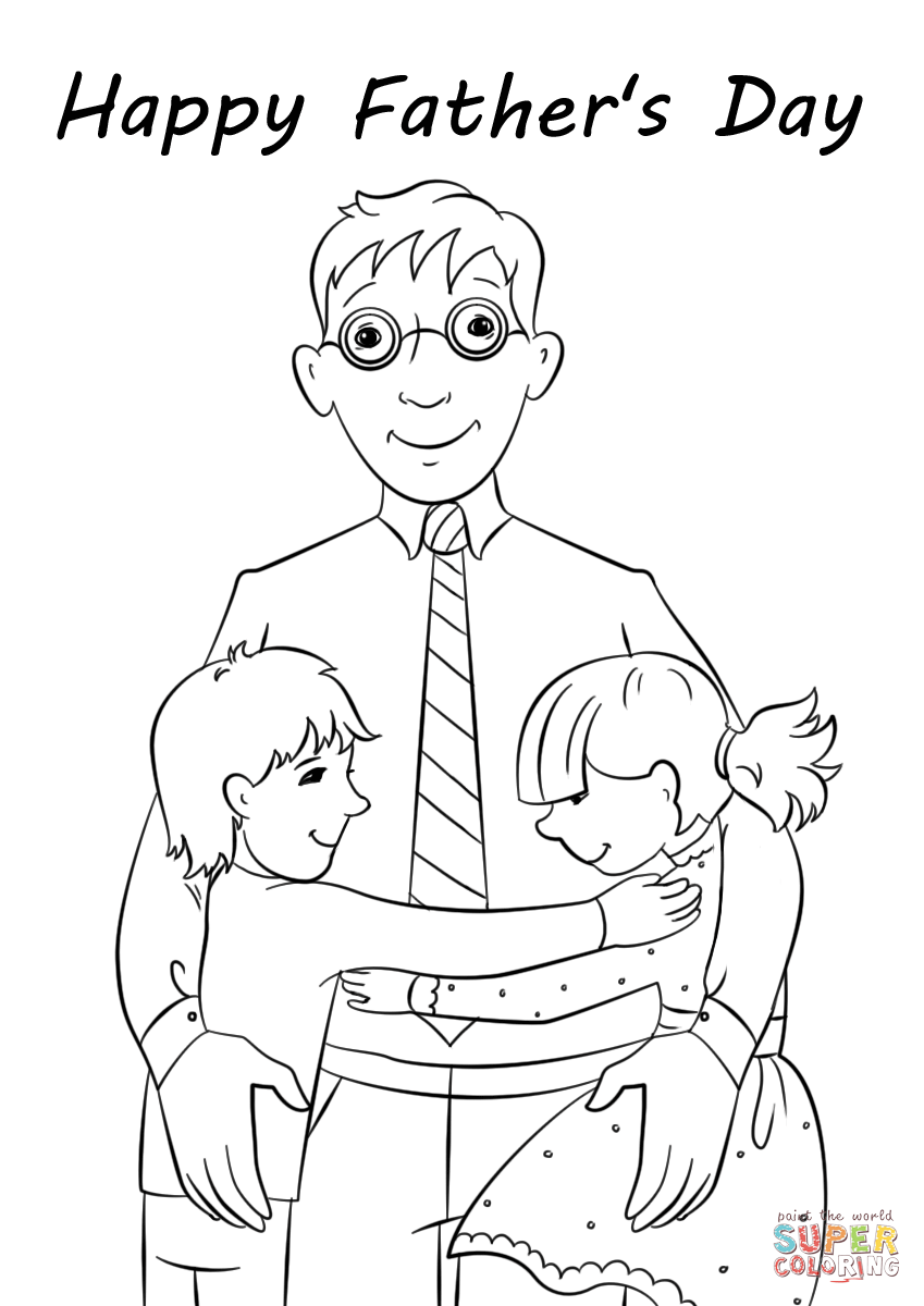 Happy Fathers Day Grandpa Coloring Pages At Getcoloringscom Free.