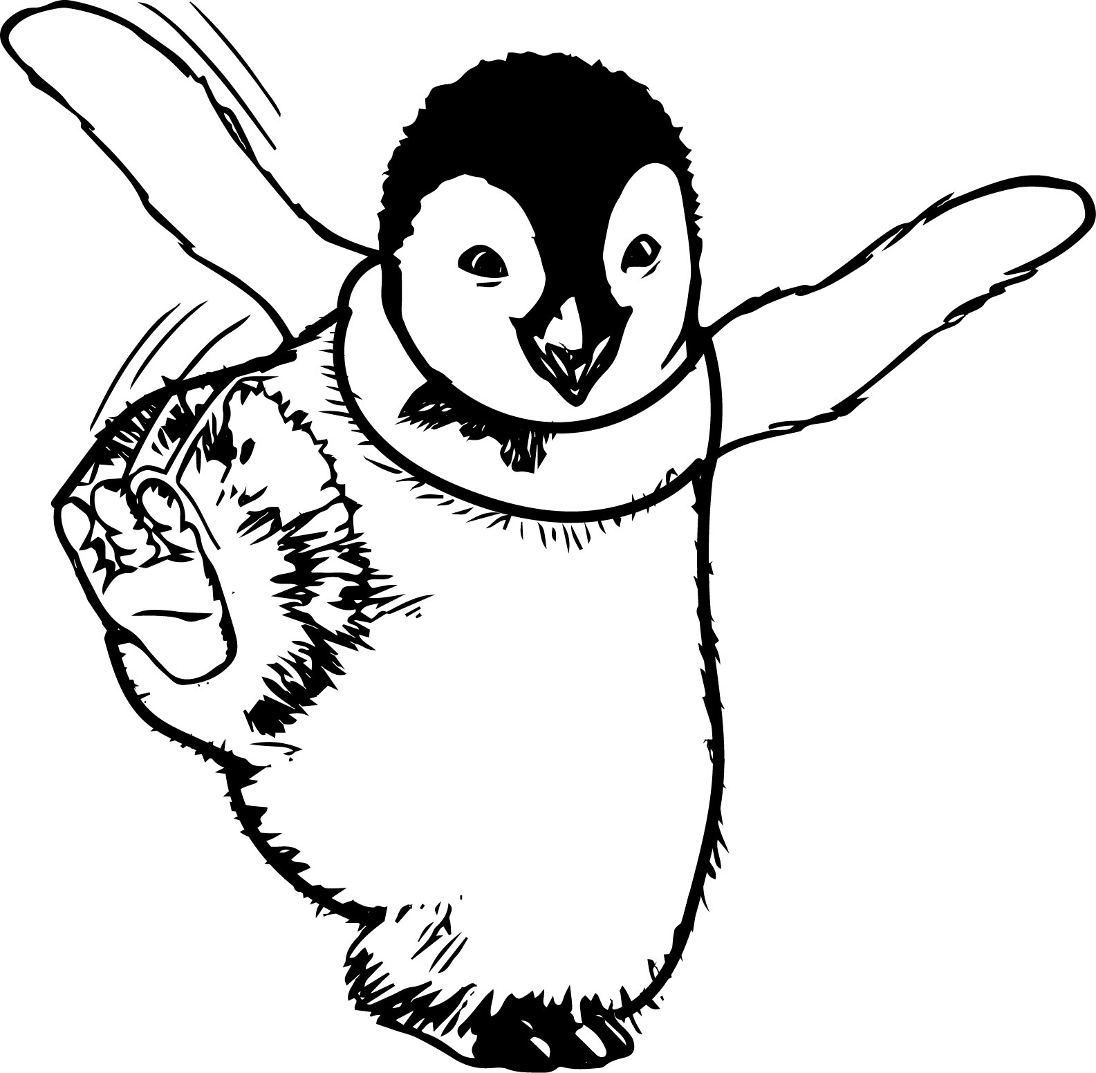 Happy Feet Coloring Pages at GetColorings.com | Free printable
