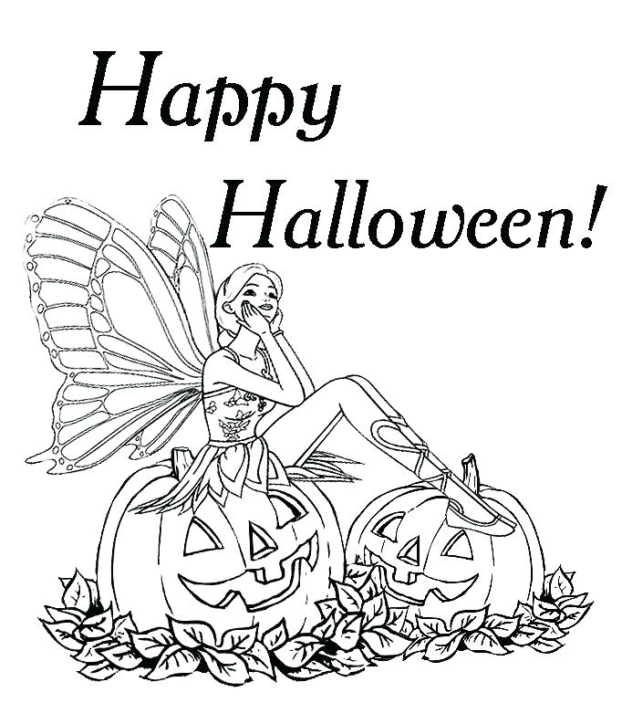 Happy Halloween Coloring Pages Free At GetColorings.com | Free ...