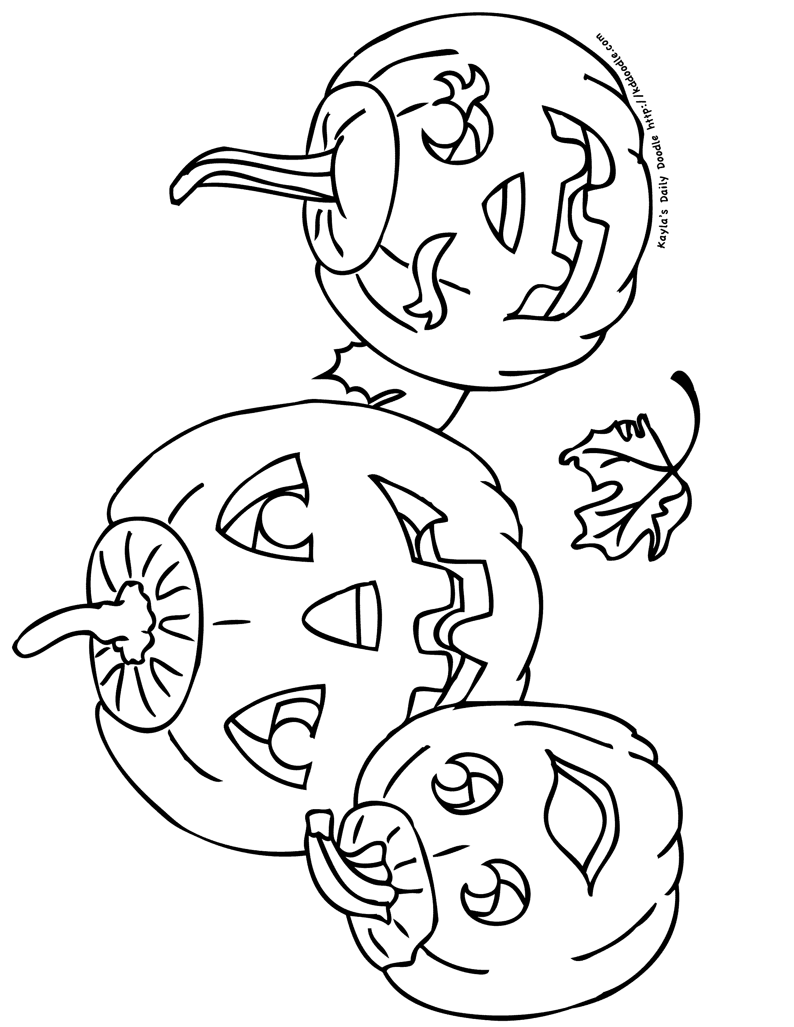 Happy Jack O Lantern Coloring Pages at GetColorings.com | Free
