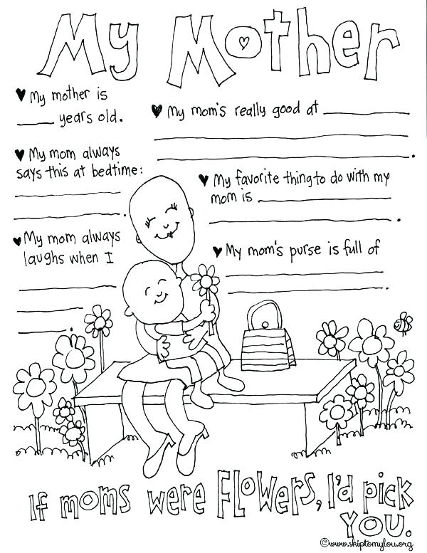 Mother S Day Fill In The Blank Printables Grandma
