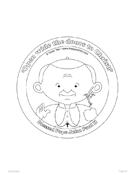Catholic Saints Coloring Pages at GetColorings.com | Free printable
