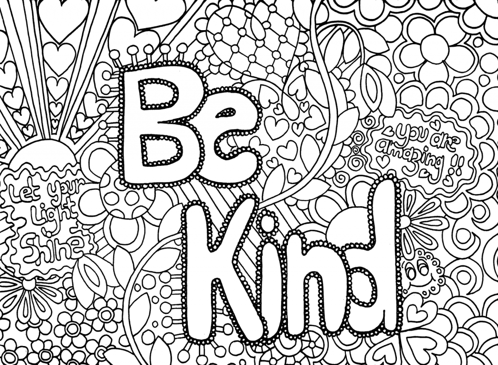 Hard Coloring Pages For Older Kids at Free printable