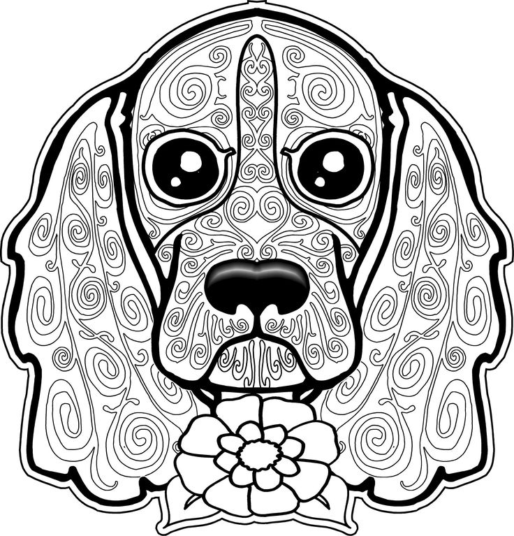 coloring hard dogs printable getcolorings