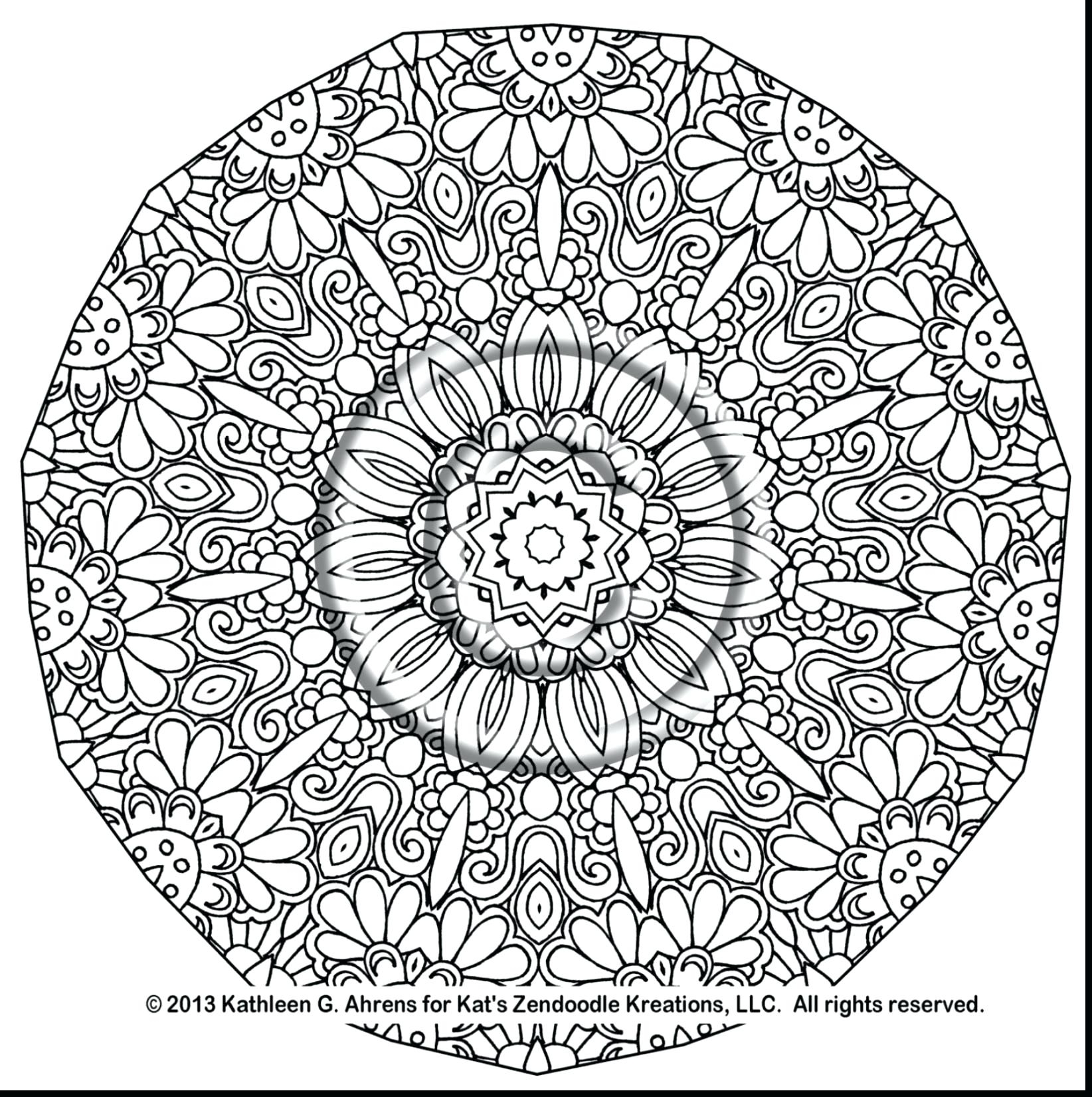 Hard Geometric Coloring Pages at GetColorings.com | Free printable