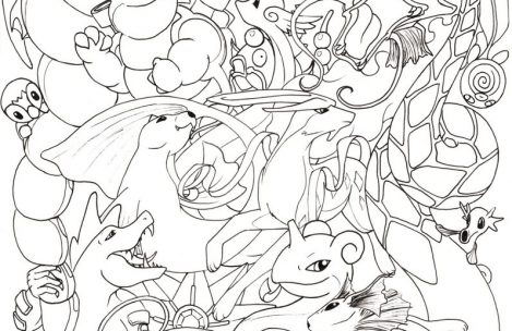 Hard Pokemon Coloring Pages at GetColorings.com | Free printable