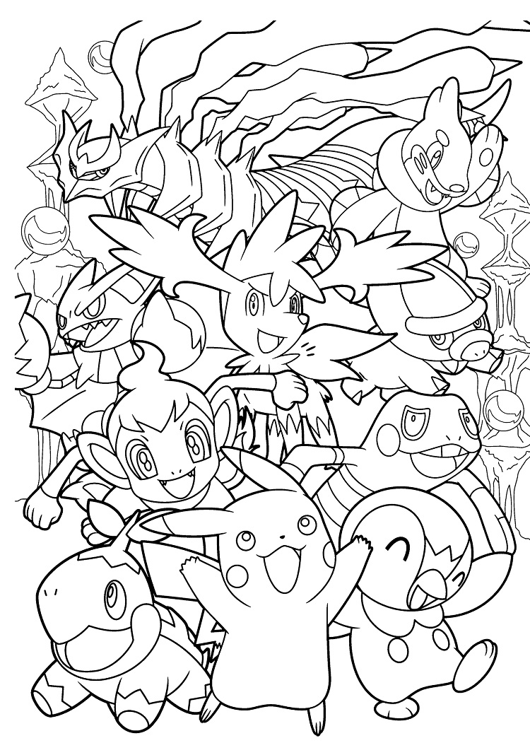 Hard Pokemon Coloring Pages at GetColorings.com | Free printable